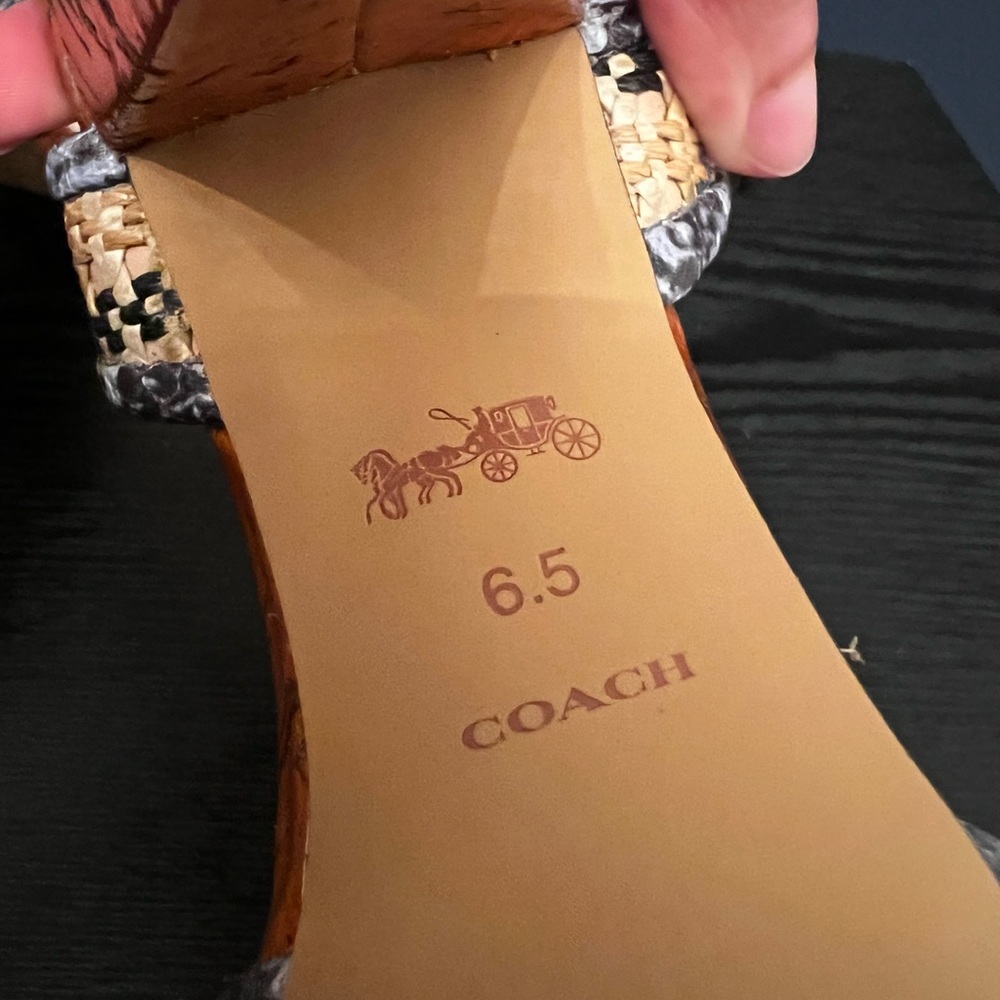 Coach Wren Pump black bluebell - Picture 9 of 11